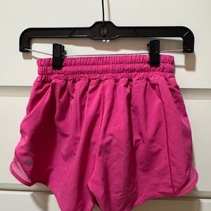 Lululemon Athletica Vibrant Pink Athletic Shorts